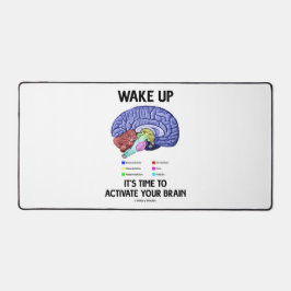 Weck, es ist Zeit, deinen Gehirn-Spaß zu aktiviere Schreibtischunterlage