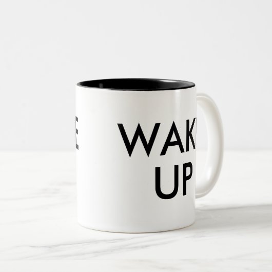 Weck | Fun Spaß Slogan Tee Kaffee Tasse (VorderseiteRechts)