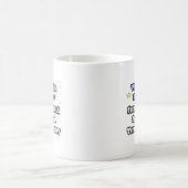 Weck glücklich .. Schlafen mit chirurgischer Techn Kaffeetasse (Mittel)