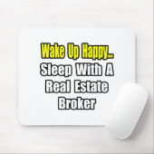 Weck glücklich...schlafen mit einem echten Anwesen Mousepad (Mit Mouse)