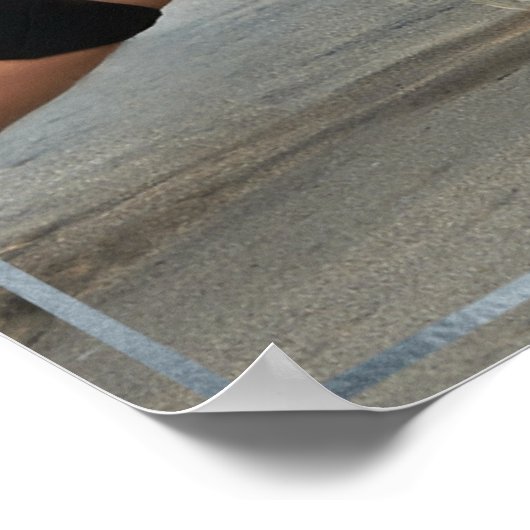 Weck hoch und glatt poster (Ecke)