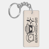 Weck hoch und legen schlüsselanhänger (Vorderseite links)