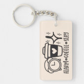 Weck hoch und legen schlüsselanhänger (Vorderseite)