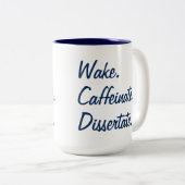 Weck. Koffeinat Dissertat. Zweifarbige Tasse (VorderseiteRechts)