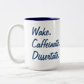 Weck. Koffeinat Dissertat. Zweifarbige Tasse (Links)