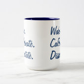 Weck. Koffeinat Dissertat. Zweifarbige Tasse (Mittel)