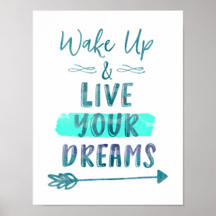 Weck: Live your Dreams Quote Poster