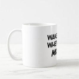 Weck mich auf, wenn ich Muskeln habe Kaffeetasse