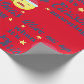 Weck mich auf, wenn Weihnachten Morgen ist Geschenkpapier (Ecke)