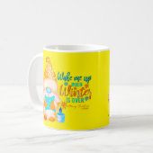 WECK MICH AUF, WENN WINTER ÜBER Gnome IST Kaffeetasse (Vorderseite Links)