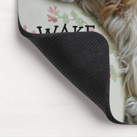 "WECK MICH ZUM ABENDESSEN" MAUSPAD (Ecke)