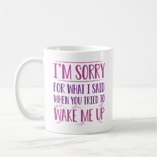 Weck mir auf kaffeetasse