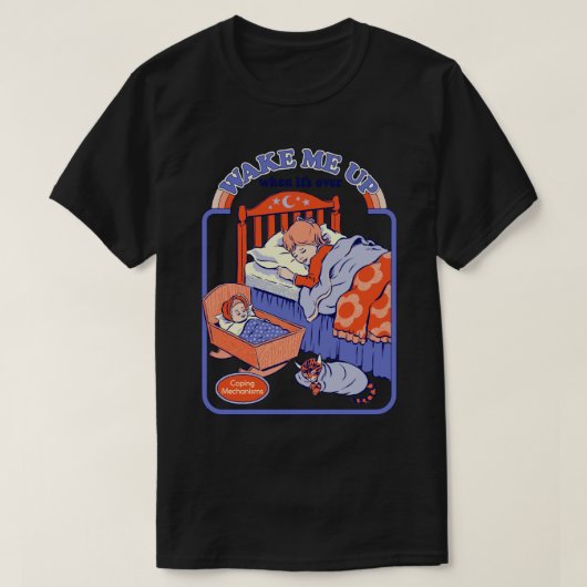 Weck mir auf T-Shirt (Design vorne)