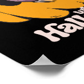 Weck mir, es ist Halloween Funny Sleeping Sloth Poster (Ecke)