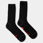 Weck mir kein wütendes Gesicht Socken (Rechts)