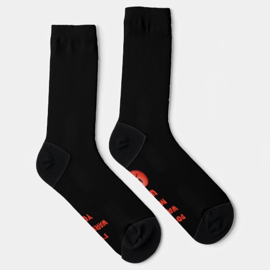 Weck mir kein wütendes Gesicht Socken (Rechts)