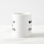 Weck mir nach dem Sommer auf Kaffeetasse (Mittel)