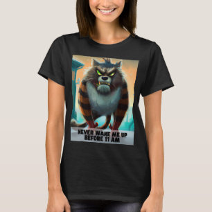 Weck mir nie ein gruseliges Smilodon auf T-Shirt