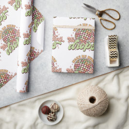 Weck mir, wenn der Ball im Jahr 2024 fällt Geschenkpapier