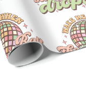 Weck mir, wenn der Ball im Jahr 2024 fällt Geschenkpapier (Rolleneckpunkt)