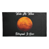 Weck mir, wenn Retrograde über dem Set Pillowcase Kissenbezug (Rückseite-Rechts)