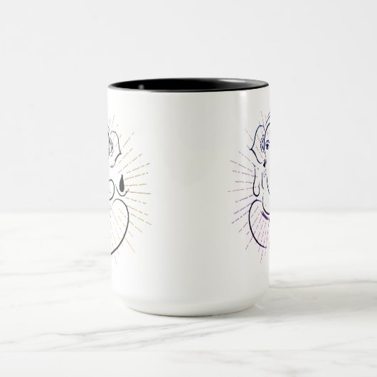 Weck mit Ganesh Tasse (Zentrum)