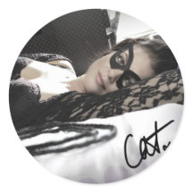 Weck mit Katzenaufkleber