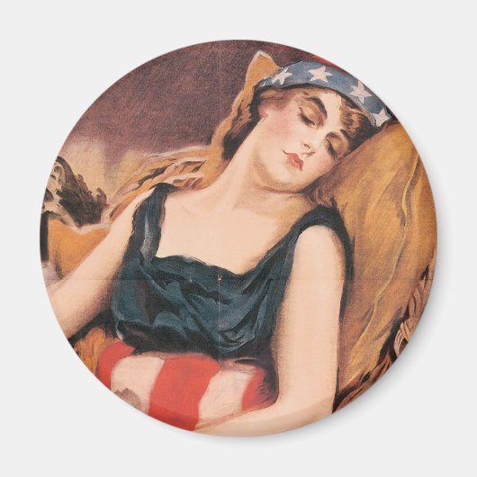 Weck nach Amerika Magnet (Vorne)