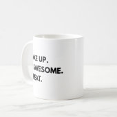 Weck Phantastisch wiederholen Kaffeetasse (Vorderseite Links)