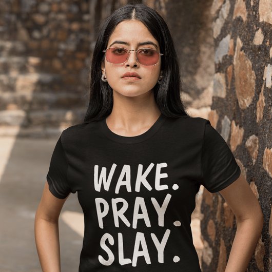 WECK PRAY SLAY Christliche T - Shirt