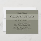 Weck seine niedliche Weihnachtsbilder Einladung (Rückseite)