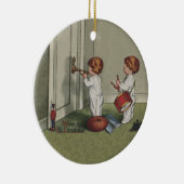 Weck seine niedliche Weihnachtsbilder Keramik Ornament (Rechts)