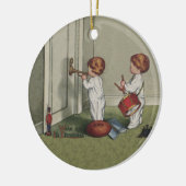 Weck seine niedliche Weihnachtsbilder Keramik Ornament (Links)