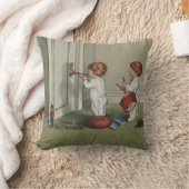 Weck seine niedliche Weihnachtsbilder Kissen (Decke)