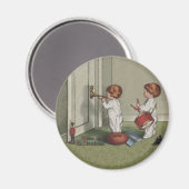 Weck seine niedliche Weihnachtsbilder Magnet (Vorderseite/Rückseite)