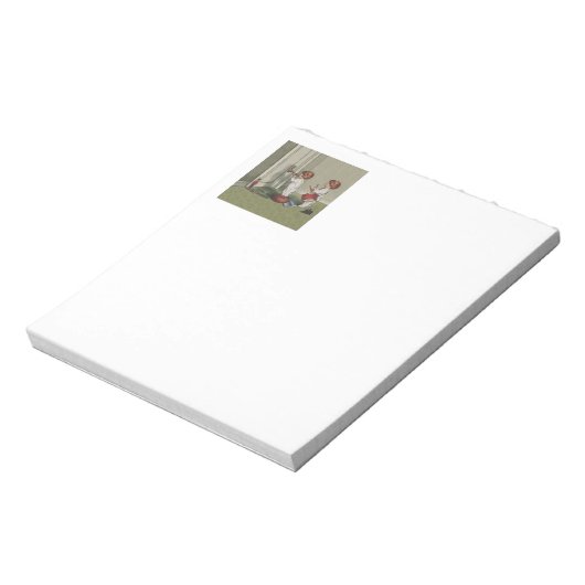 Weck seine niedliche Weihnachtsbilder Notizblock (Rotiert)