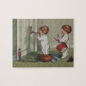 Weck seine niedliche Weihnachtsbilder Puzzle (Horizontal)