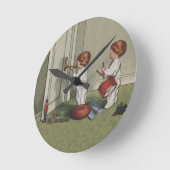 Weck seine niedliche Weihnachtsbilder Runde Wanduhr (Winkel)