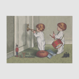 Weck seine niedliche Weihnachtsbilder Seidenpapier