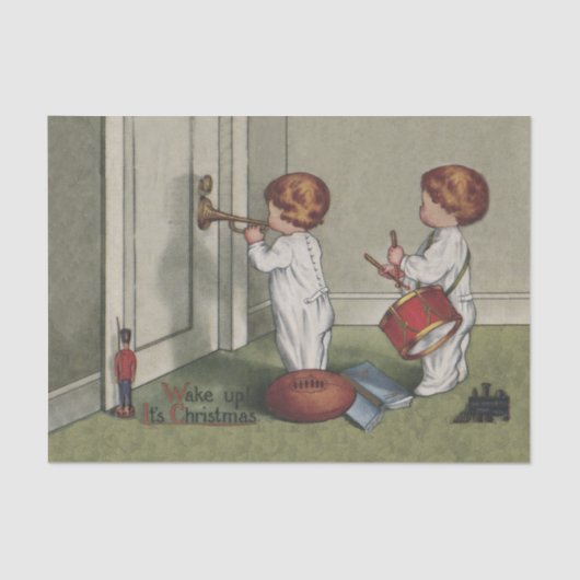 Weck seine niedliche Weihnachtsbilder Seidenpapier (Vorderseite)