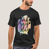 Weck Slay Niedlich Rainbow Religion T-Shirt (Vorderseite)