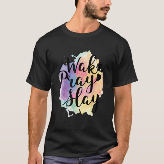 Weck Slay Niedlich Rainbow Religion T-Shirt (Vorderseite)