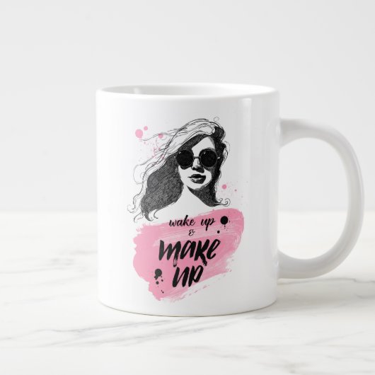 Weck und Make-up Jumbo-Tasse (Rechts)