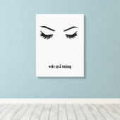 Weck und Make-up Leinwanddruck (Insitu (Holzboden))