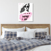 Weck und Make-up Leinwanddruck (Insitu (Schlafzimmer))