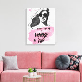 Weck und Make-up Leinwanddruck (Insitu (Wohnzimmer))