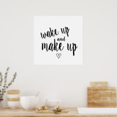 Weck und Make-up Poster (Küche)