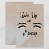 Weck und Makeup Briefpapier (Vorne/Hinten)