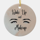 Weck und Makeup Keramik Ornament (Vorne)
