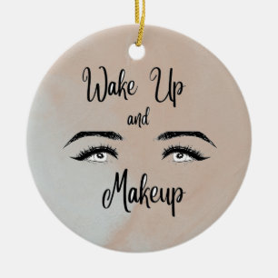 Weck und Makeup Keramik Ornament